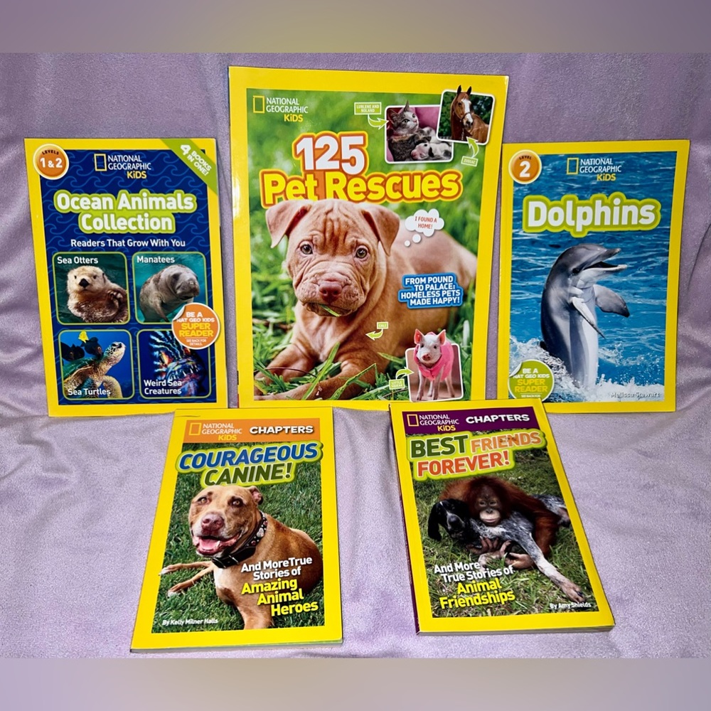 📚5 National Geographic Animal Books📚